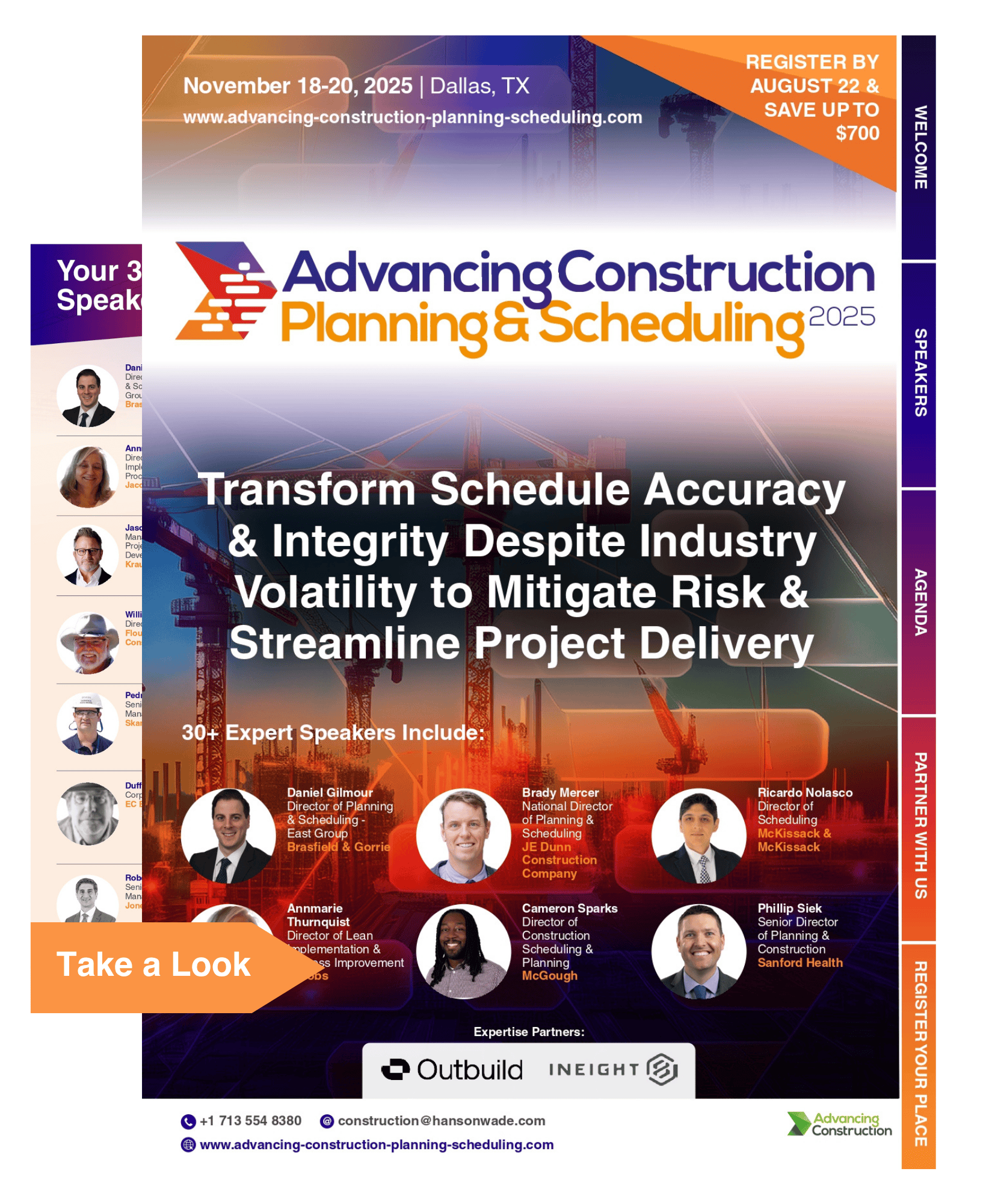 Advancing Construction Planning and Scheduling 2025 Full Event Guide